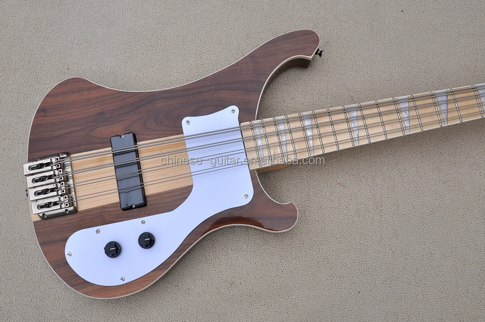 Flyoung 8 strings electric Bass Guitar Factory High QUality Guitars Walnut Body Neck Through body bass
