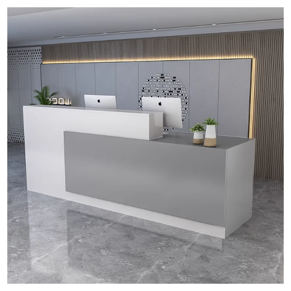 Prima factory customized Hotel Lobby Reception Desk Modern Office Reception Desk Reception Desk For Office