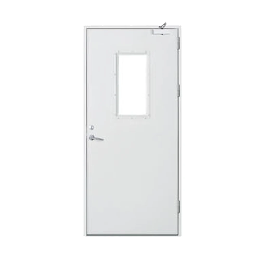 Cheap School Hospital Building Materials Steel Fireproof Sliding Security Door