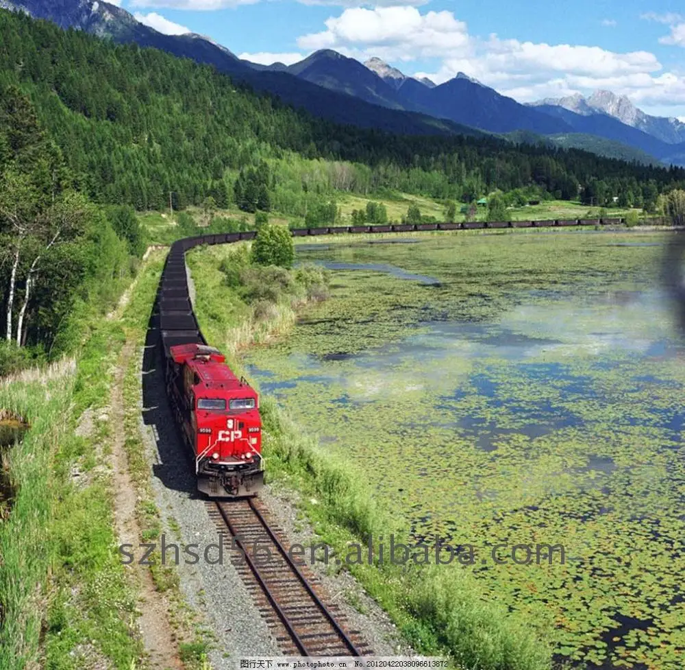 Shipping freight Railway transport from China to Italy Ireland Hungary DDP door to door