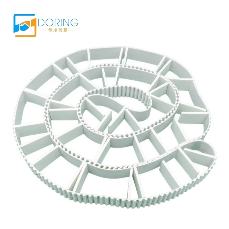 Add block synchronous belt nut add block block baffle perforated profiled drive belt food polyurethane seamless toothed belt