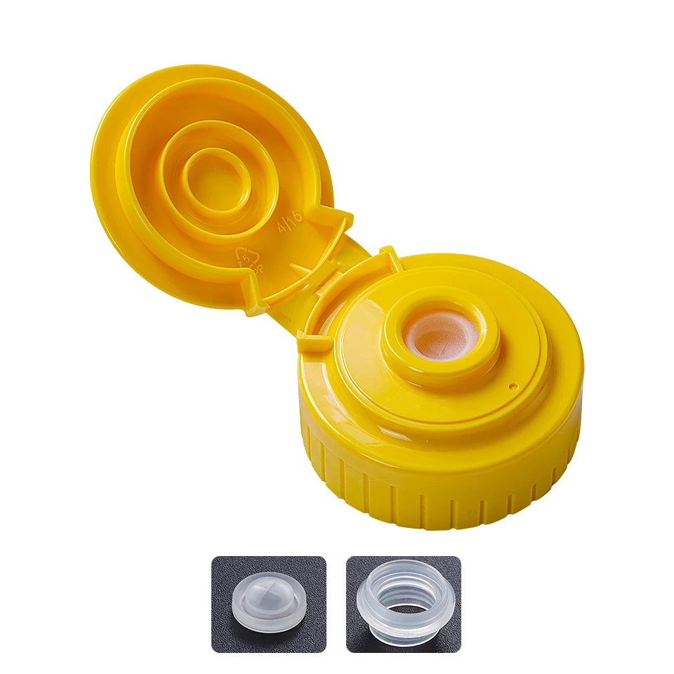 110ml  pet empty honey squeeze bottle plastic honey packaging bottle with Silicone valve flip top cap