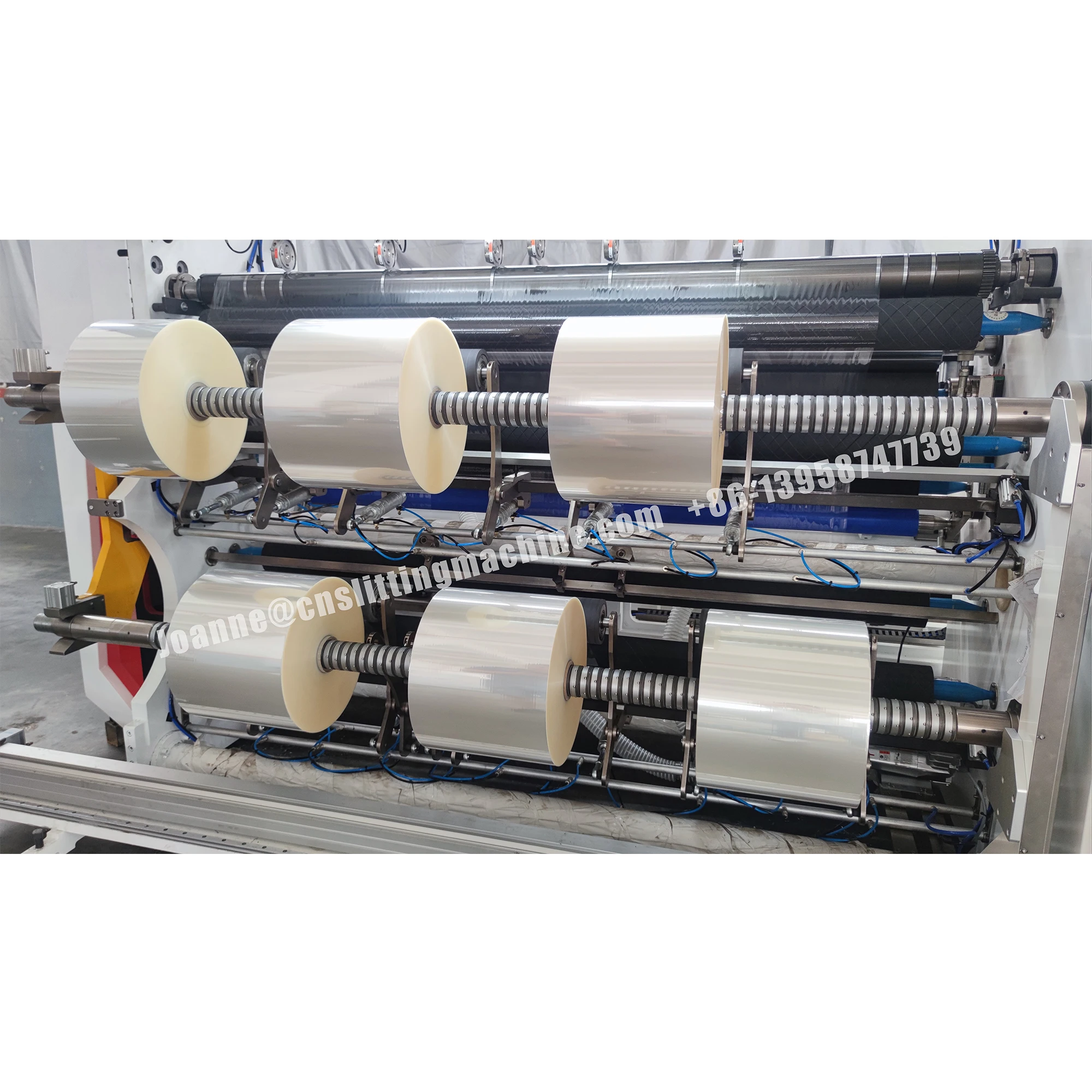 Automatic PLC Control PET/OPP/CPP/PE/PS/PVC Optional film Separator film  Slitting Rewinding Machine with 600m/min