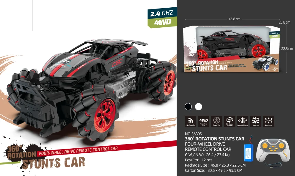 1:8 360 limit ROTATION STUNTS CAR Remote Control Racing Car Children Toys Radio Control Sport Vehicle Model