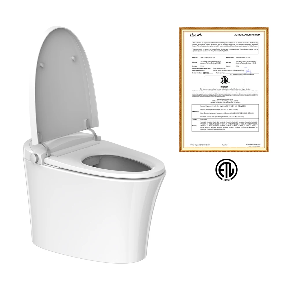 Chinese supplier wc electric intelligent remote control bidet toilet