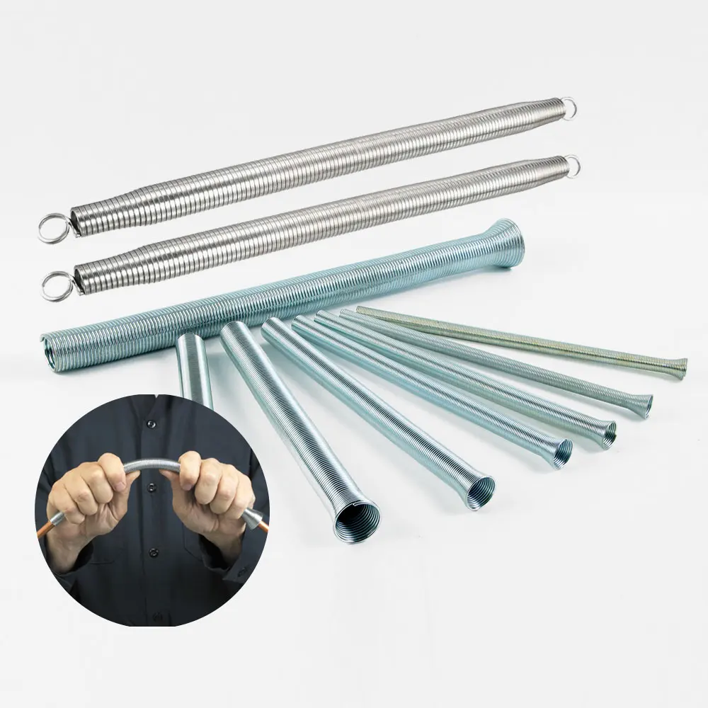 HengSheng Flaring Tool Stainless Steel Internal PVC Copper Pipe Tube Bending Spring Bender Set