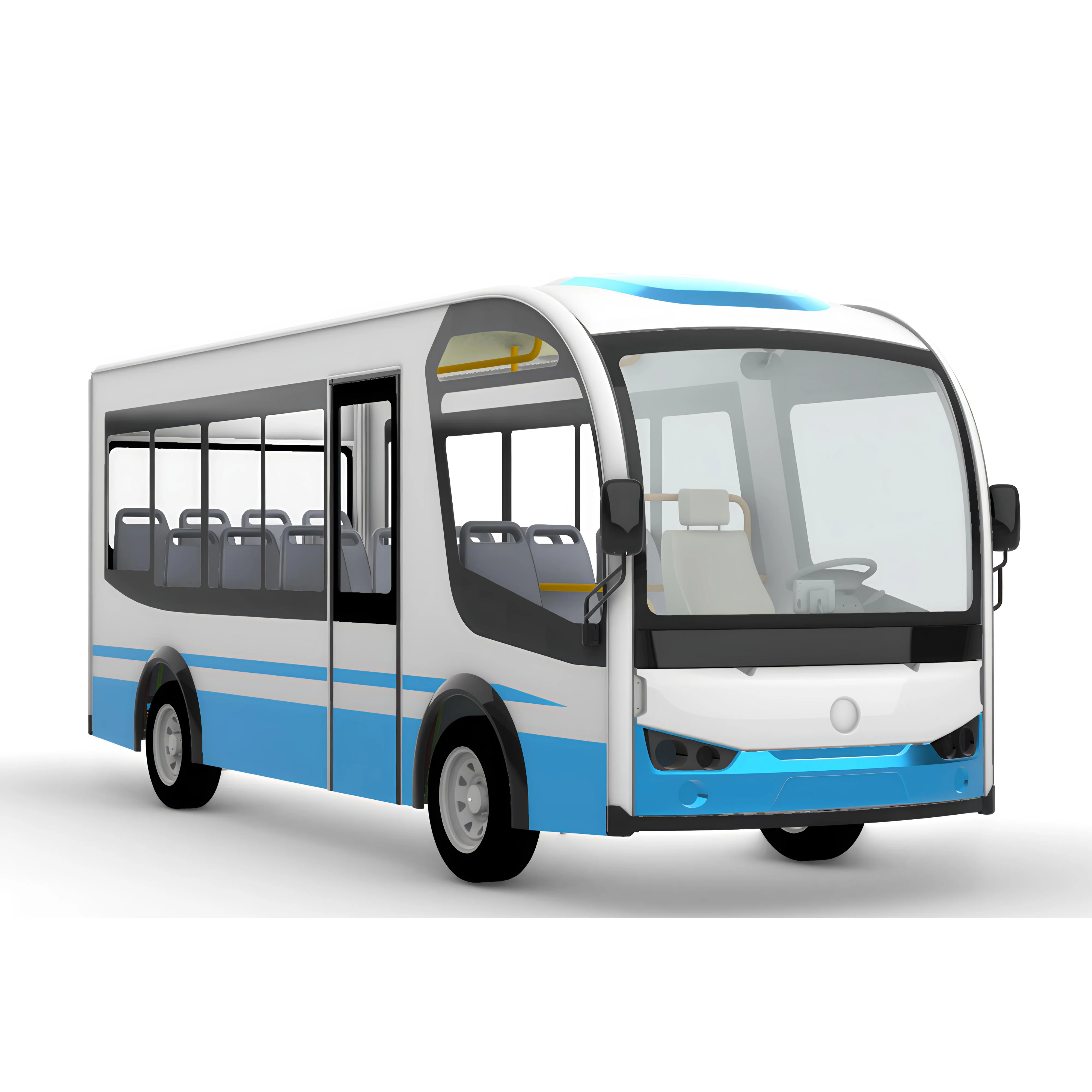 Электрический мини автобус Sichuan Daoda 17 23 местный городской автобус e jeepney на короткие расстояния