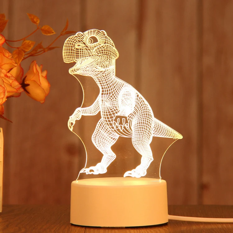 Wholesale 3d Effect Desk Lamp Kids Night Light Led Table With Switch Button