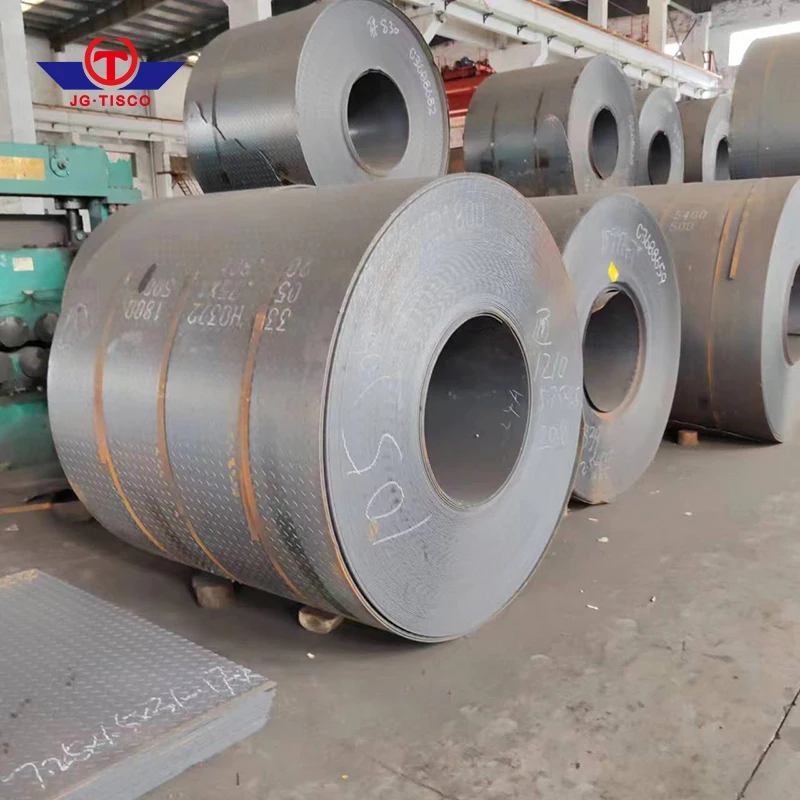 Plate Sheet Coils Prime Cold Roll Steel in Coil CR Rolled M S Low Carbon Mild Steel High-strength Steel 0.12-2.0mm 600-1250mm -