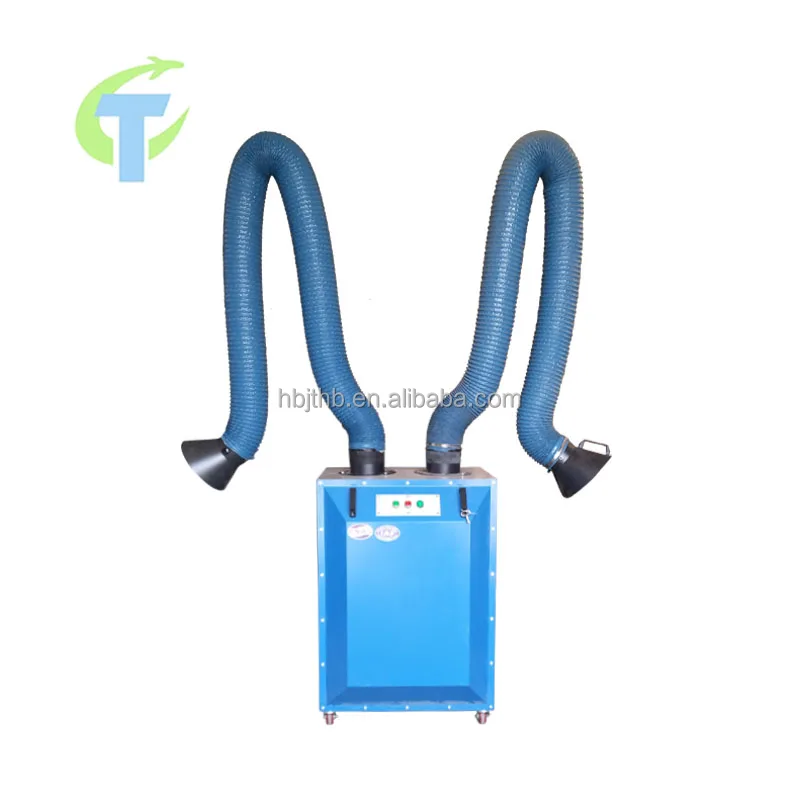 Large air intake and low noise welding fume collector industrial fume extractor