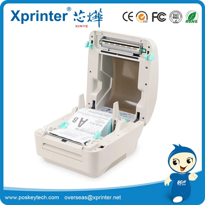 Xprinter 4-дюймовый термопринтер qr для супермаркета изготовитель этикеток принтер