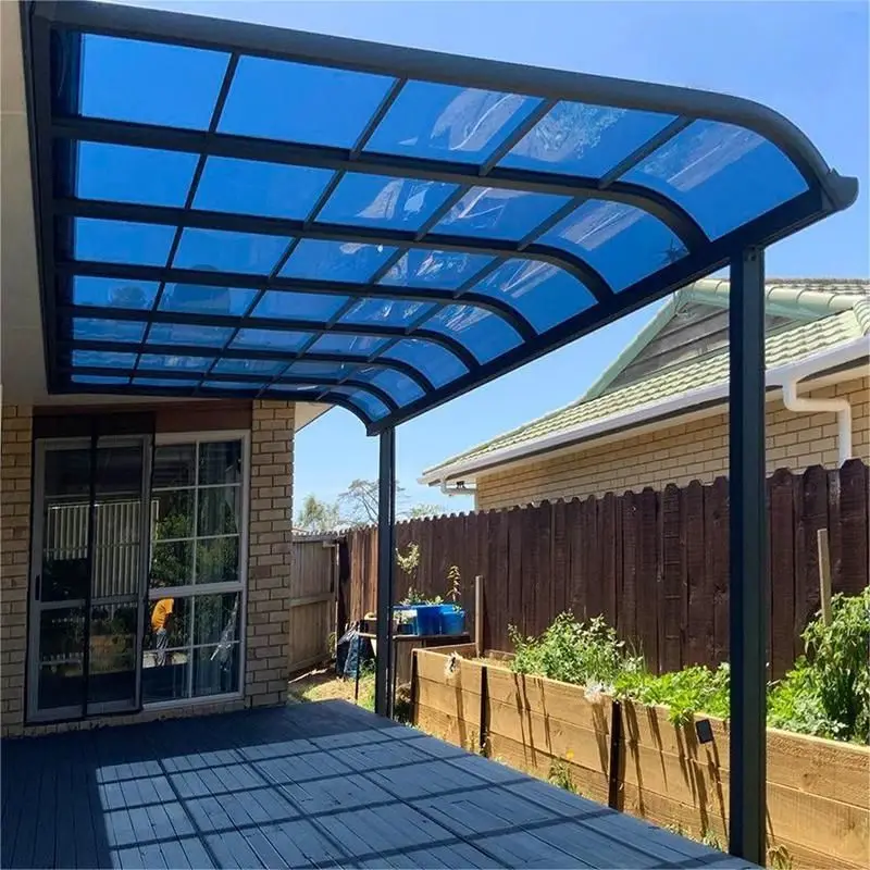 outside outdoor Window Aluminum Roof Polycarbonate Rain Cover Terrace Balcony Patio Cover Awning Canopy