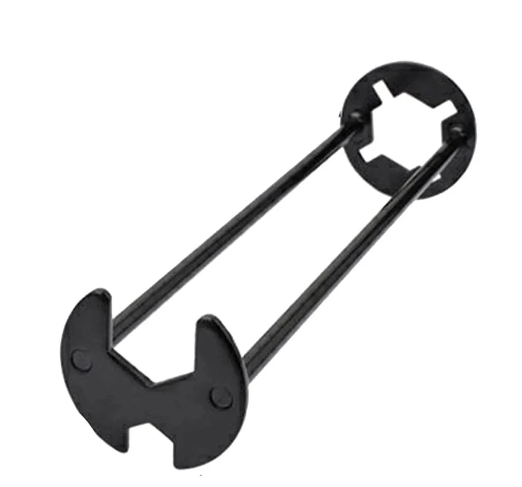Kitchen Repair Plumbing Tool Sink Key Plumbing Pipe Four-Claw Wrench Bathroom Wrench Tool Sets 4 Bayonet