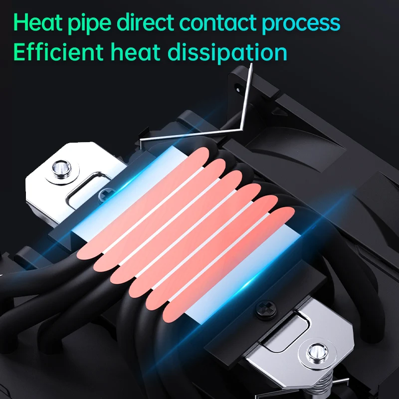 SNOWMAN New Design CPU  cooler fan 90mm 4pin PWM CPU cooling fan OEM cpu cooler 6 heatpipes fit for Lga 1700/1200/115x/1366