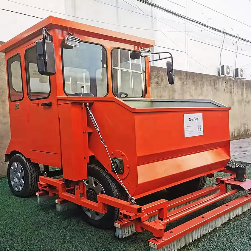 Sand Rubber Filling And Brushing Machine For Artificial Grass Installation Turf Cleaning Machine