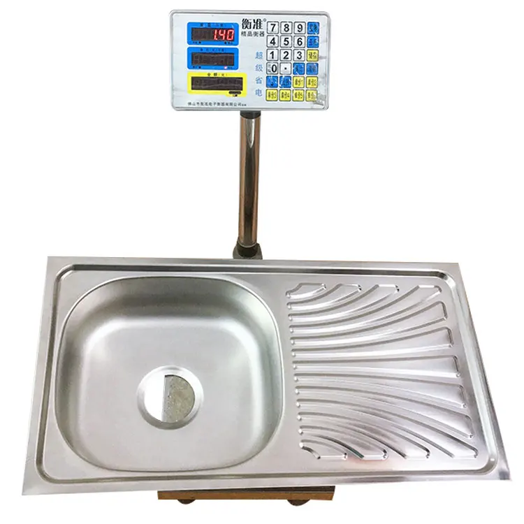 Made in China courtyard stainless steel wash basin single kitchen countertop sink sink