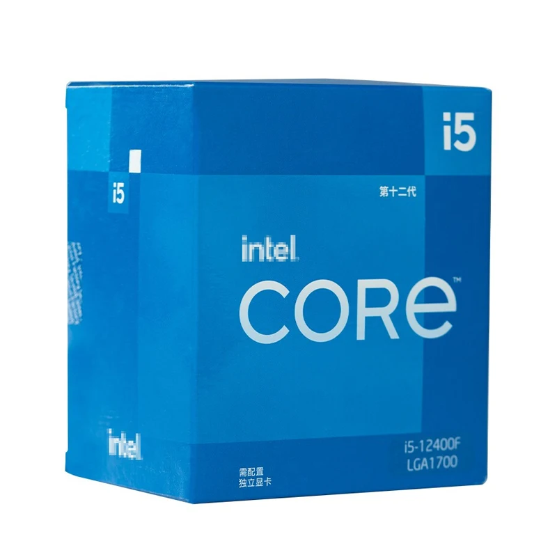 Ядро I5-12400F процессор Core I5 12Th поколения оптовая продажа 12400F настольный компьютер