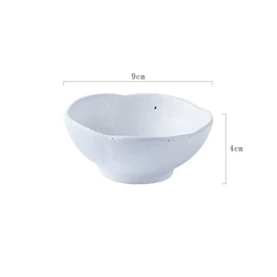 Amazon Hot Selling Japanese Kiln Glazing Dish Various Color Round/Square Small Soy Sauce Dipping Spice Condiment Ceramic Dish