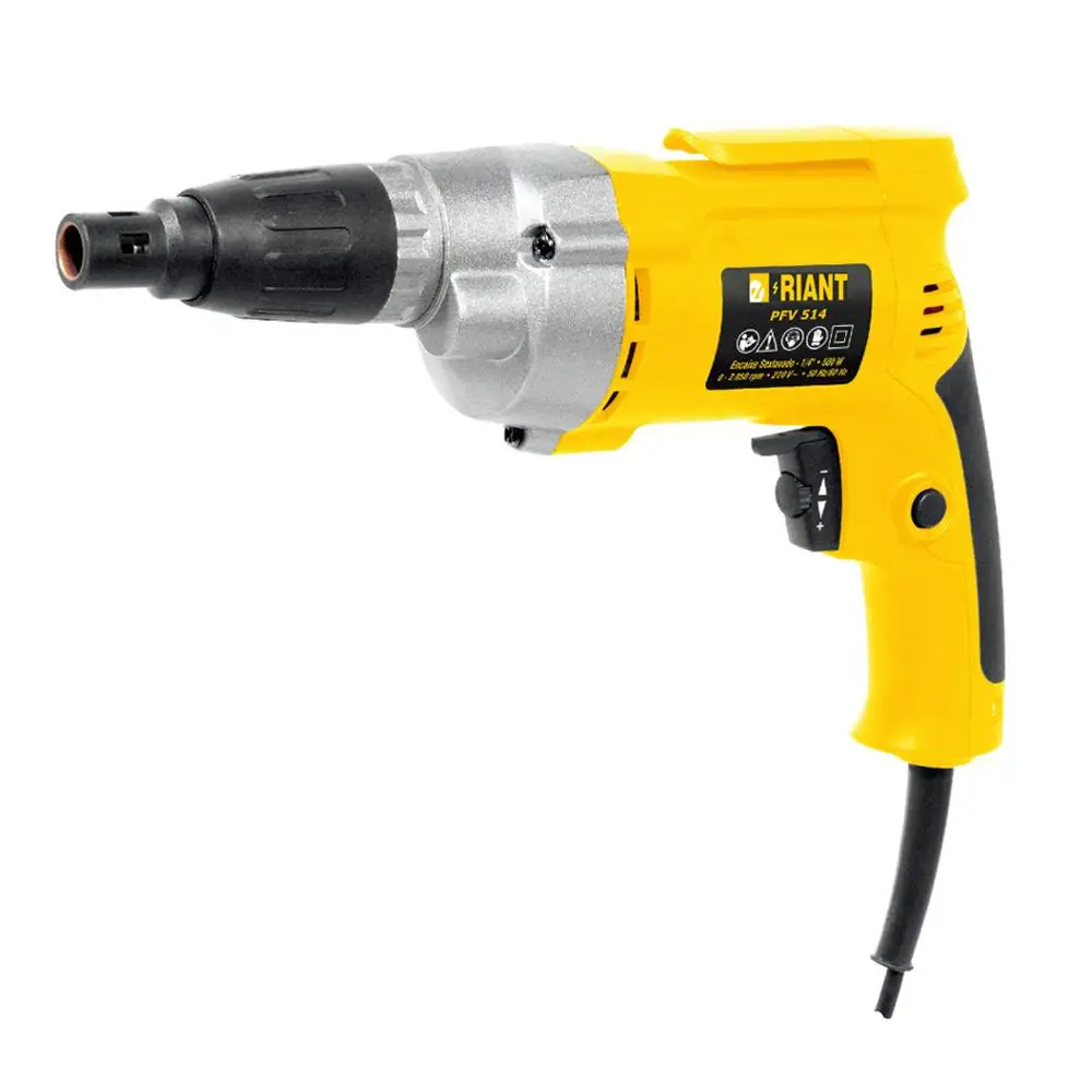 500W power tool screw drivers with 6mm chuck diameter hand screwdriver