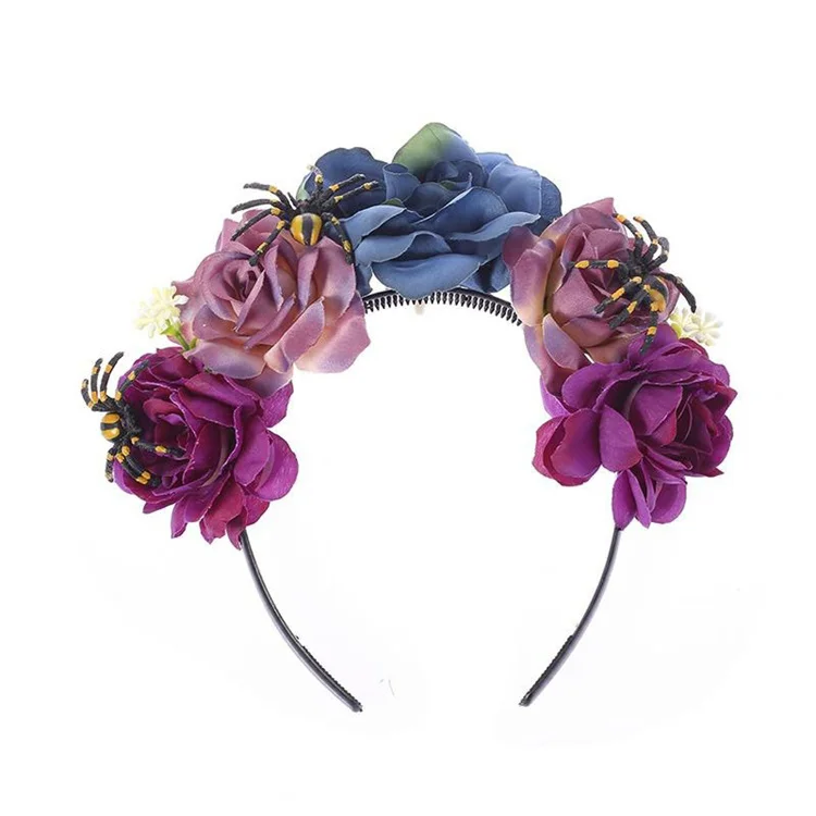 Hot Women Flower Hair Headdress Halloween Party Ladies Flower Headbands