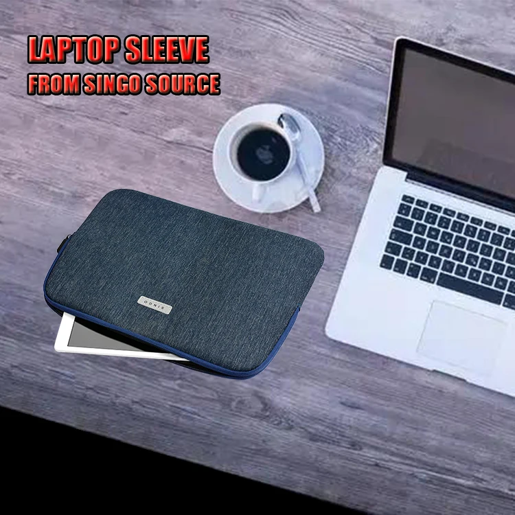 Multi-Size 12/13/15/13.3 inch With Your Logo Custom Unisex Nevy Blue Laptop Sleeve Bag for Ipad