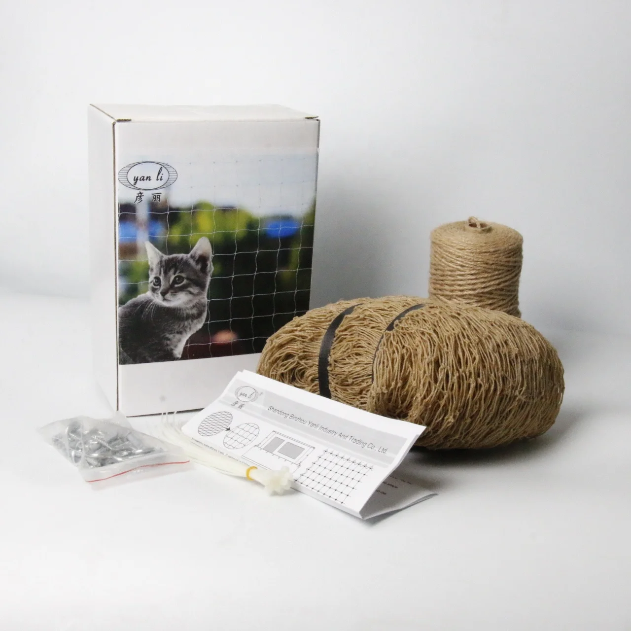 cat pet safety cat  protection net balcony Nylon plus stainless steel wire reinforced mesh safety cat net