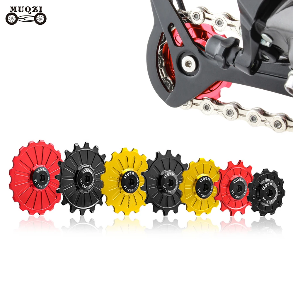 MUQZI 11/12/13T Bike Ceramics Bearing Rear Guide Wheel Bicycle Rear Derailleur Pulley Jockey Wheel Bicycle Parts