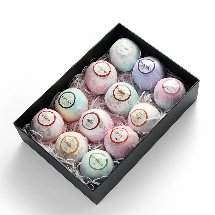 Профессиональный заводской поставщик 12 шт. подарочных коробок бомбочка для ванны