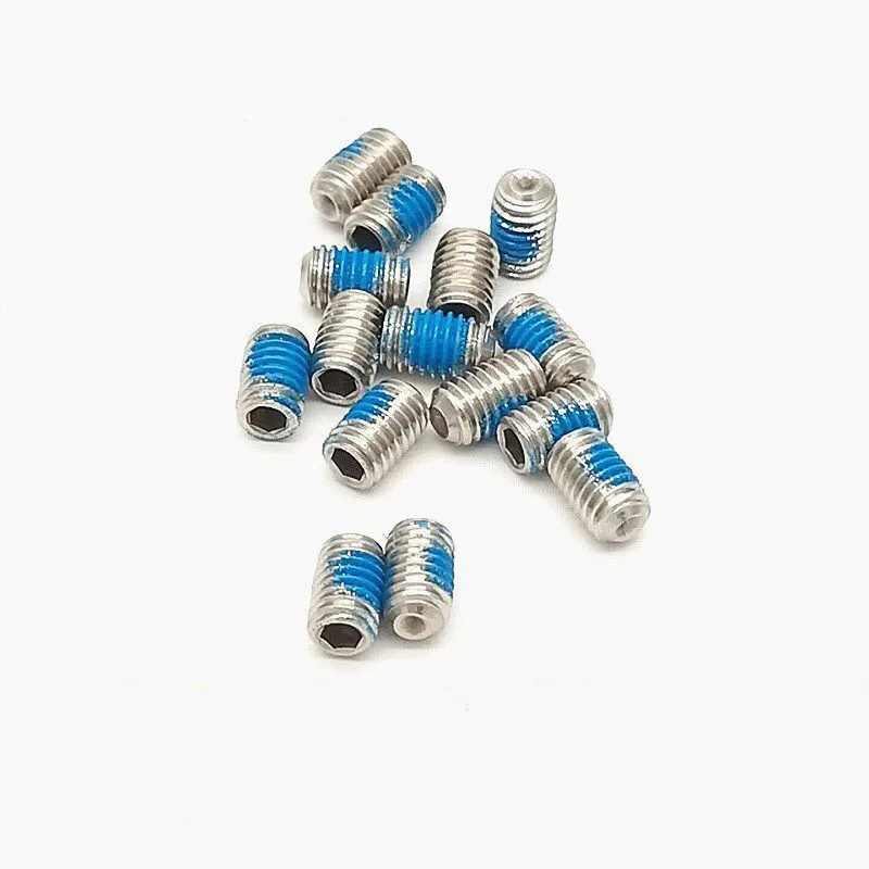 M7 M8 Grub Tungsten Steel Set Screw 8mm Hollow Hex Slotted Cup Point M3 ANSI/DIN/ISO Standard Plain Finish Bolts