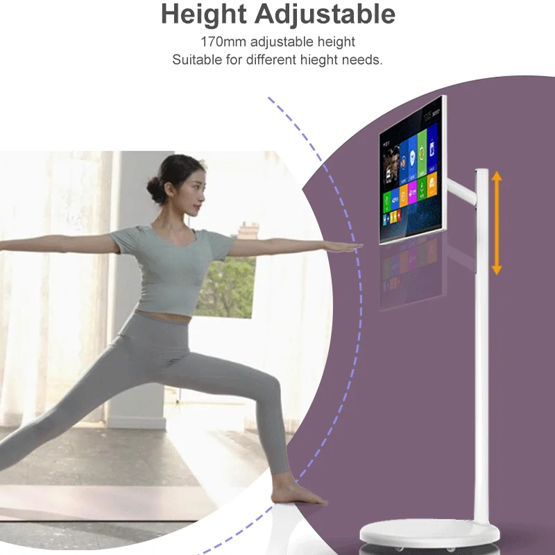 21.5 22 23.6 24 27 32 Inch Incell Touch Screen Tv 1080*1920 Android Moveable Android Freestanding Advertising Monitor