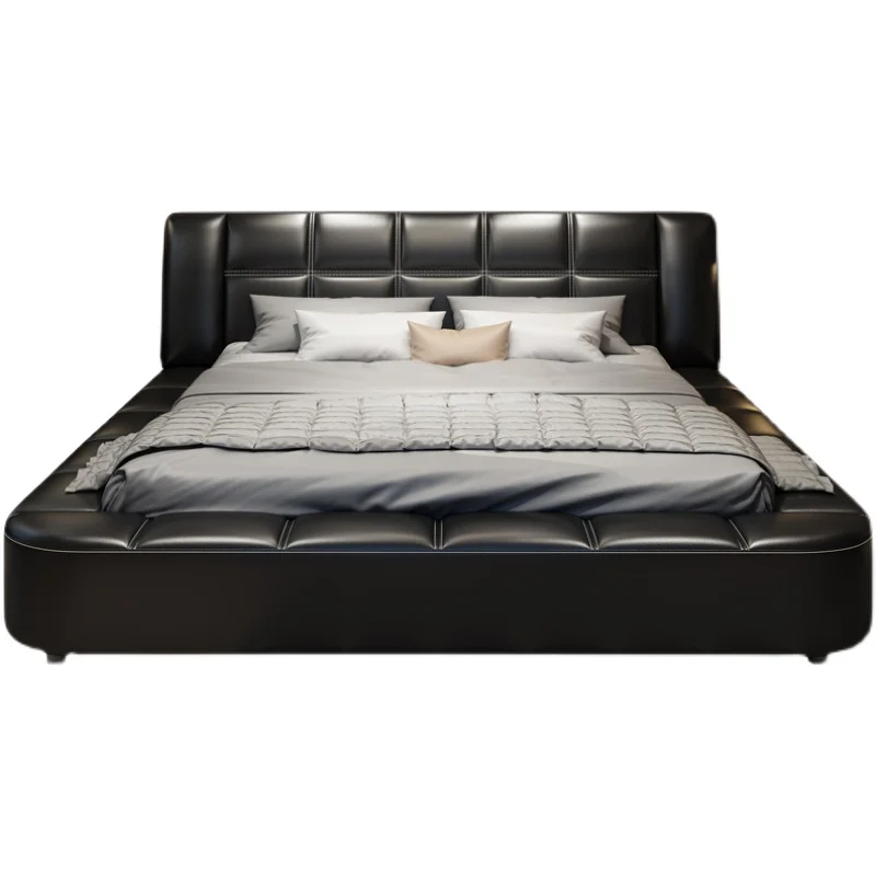 Furniture hotel sets royal classic bed leather castle bed kids 2020 modern home solid wood coolbang modern bedroom furniture