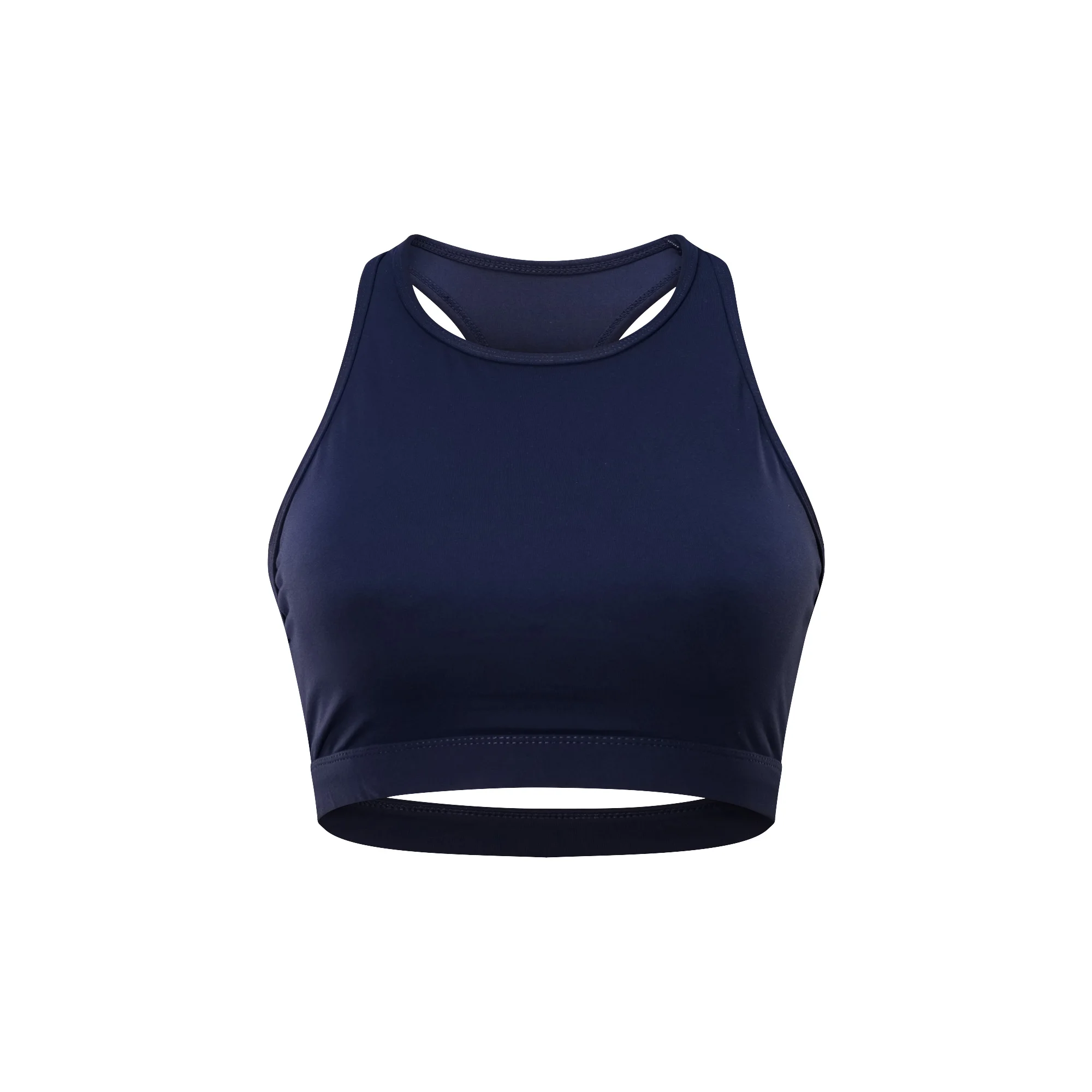 
Gym wear bra hot sales chest lift up custom make wholesale blank medium support sports bra yoga crop top for women 