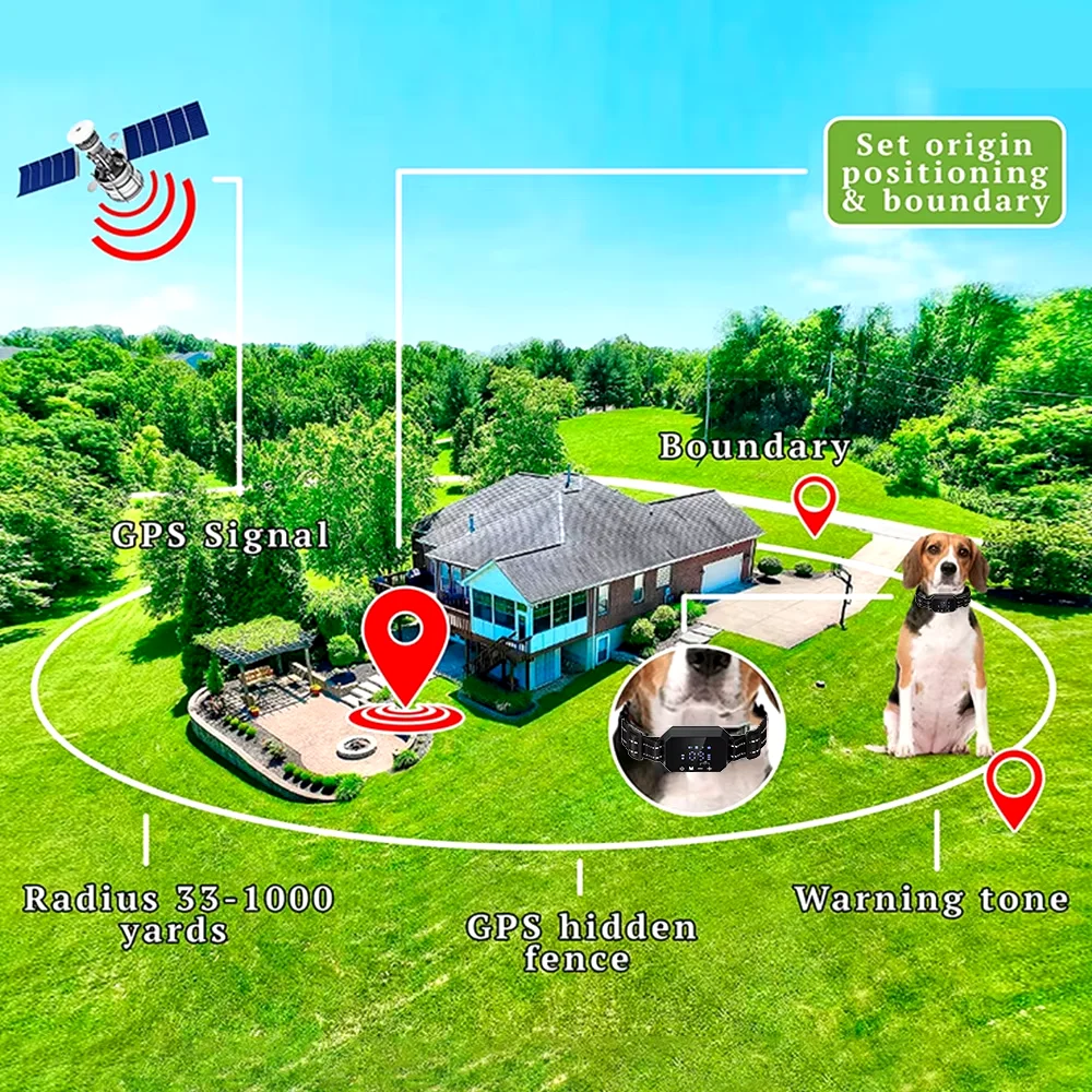Pawfect best price dog fence wireless dog fence 2 in 1 IP67 waterproof vibrate shock dog fence wireless