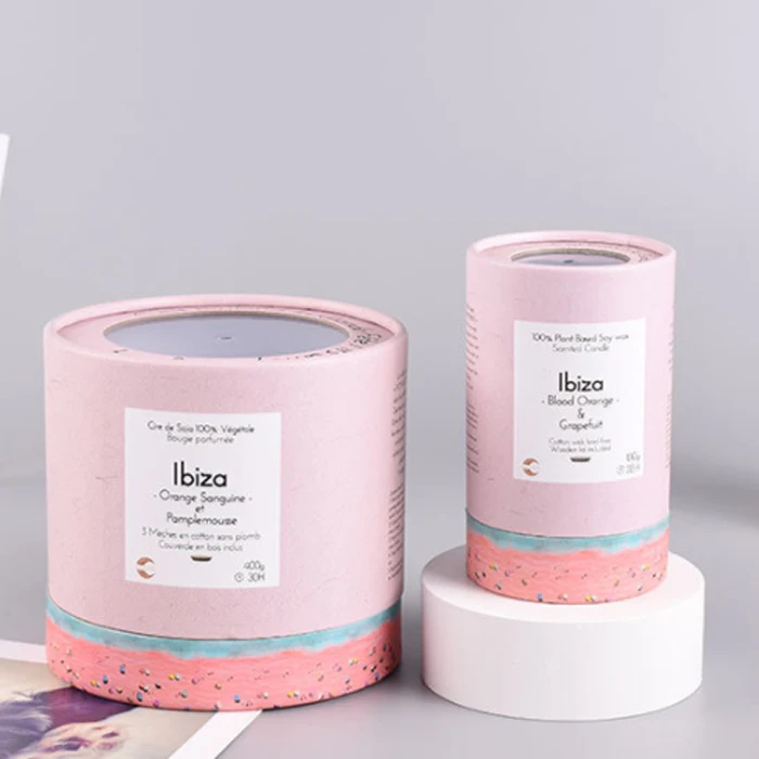 custom cardboard   tea paper coffee cardboard tube packaging kraft cardboard powder packaging tube