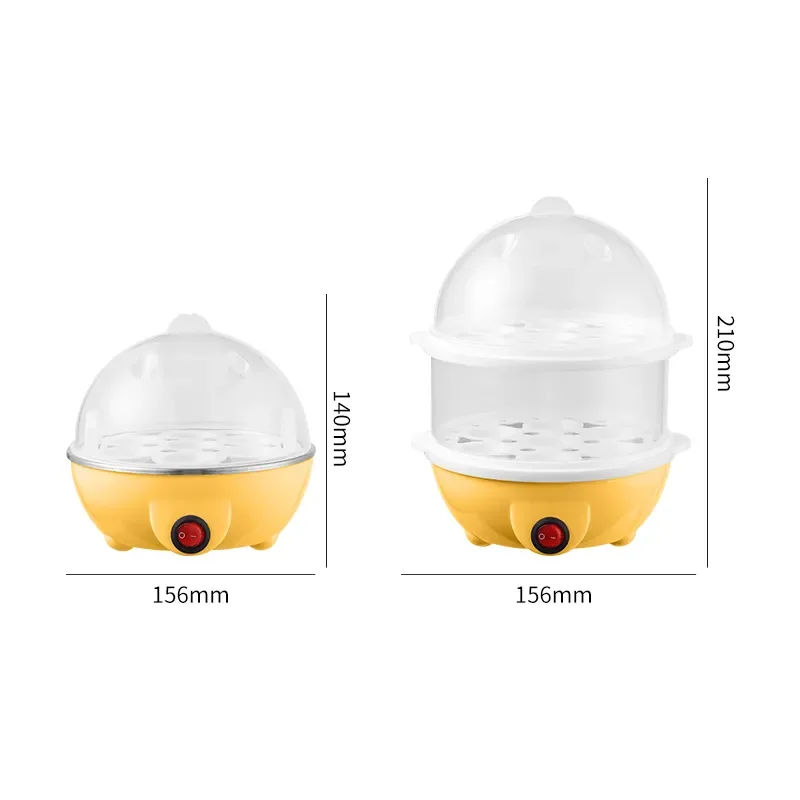Fast Quick Mini Boiled Egg Cooker Machine Smart Plastic Electric Egg 7-14eggs Steamer Boiler Rapid Electric Egg Cooker Boiler