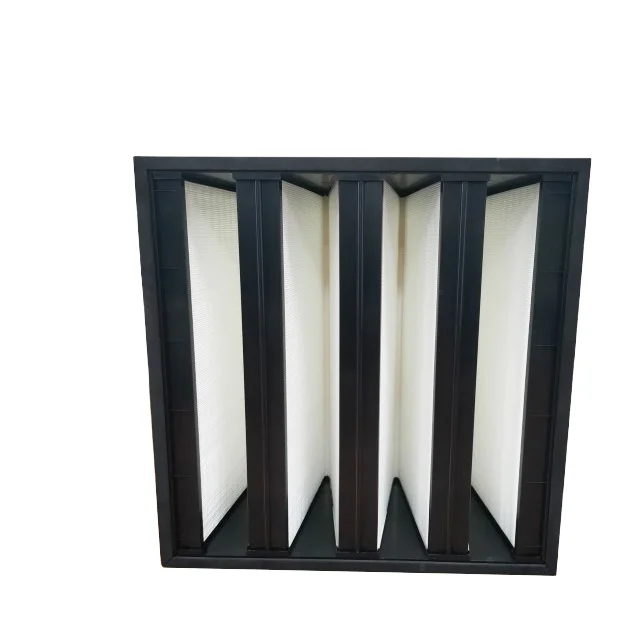 Высокое давление сжатого огнезащитная стекловолокно V-shape форме, благодаря чему создается ощущение невесомости с фильтром