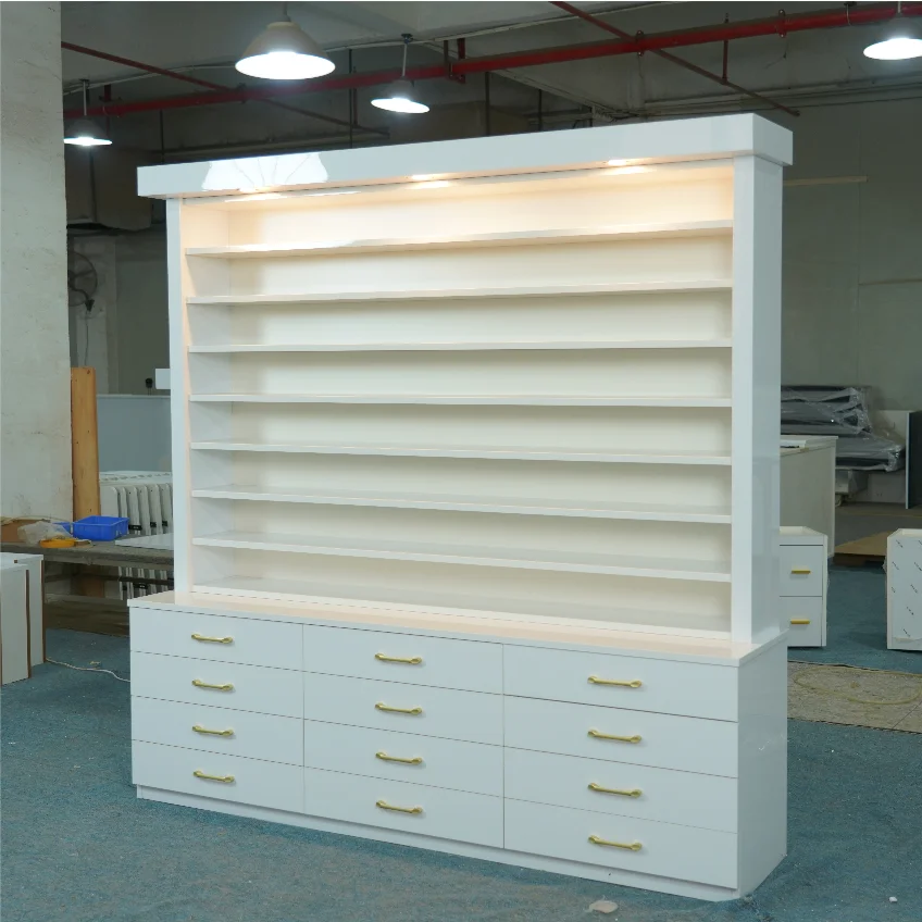 Gel make up brush cosmetics storage drawers salon furniture lipstick tables nail polish display racks
