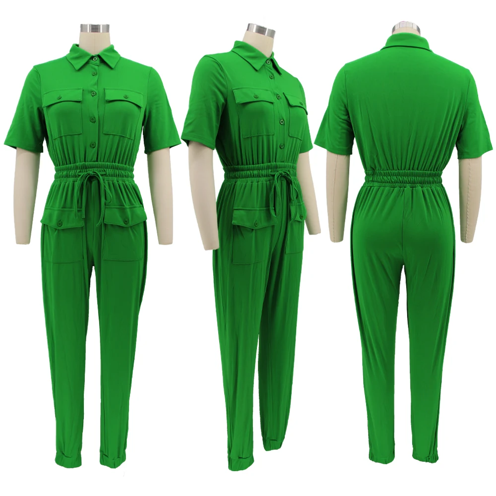 Custom Make New Arrival Sexy Tight Women Fashion Long Sleeves Jumpsuit Pure Color Adult One Piece Jumpsuit Women 2022