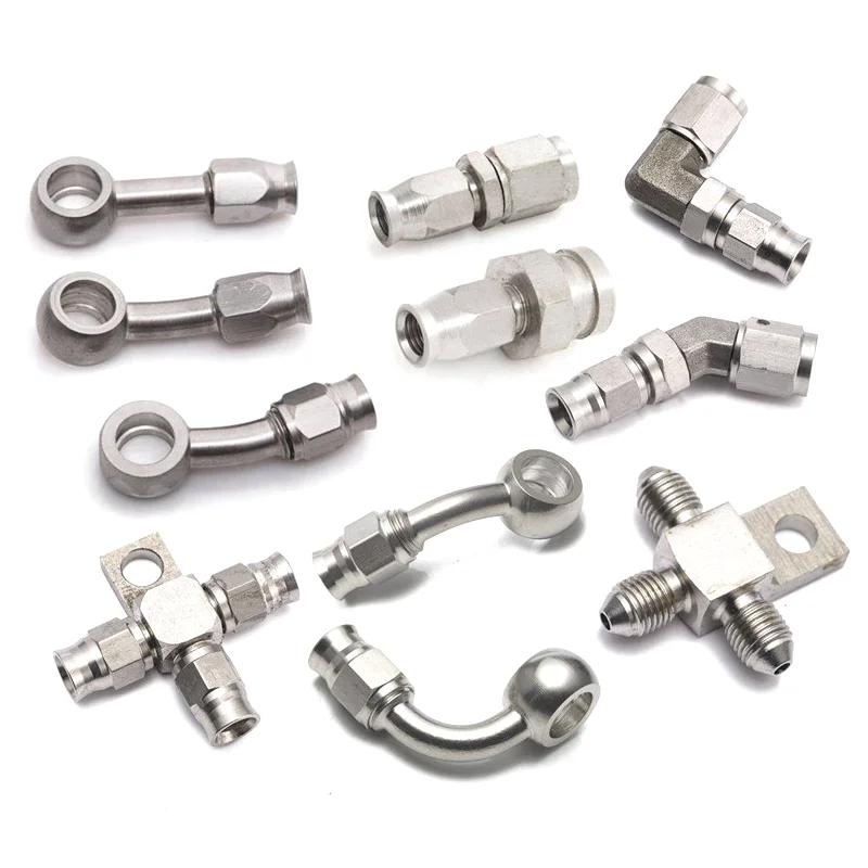 Custom manufacture hydraulic banjo brake hose end fitting