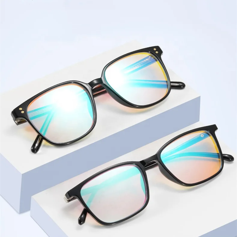 Цветные очки для слепых очков TR90, солнцезащитные очки для ослепления Красного/зеленого цвета