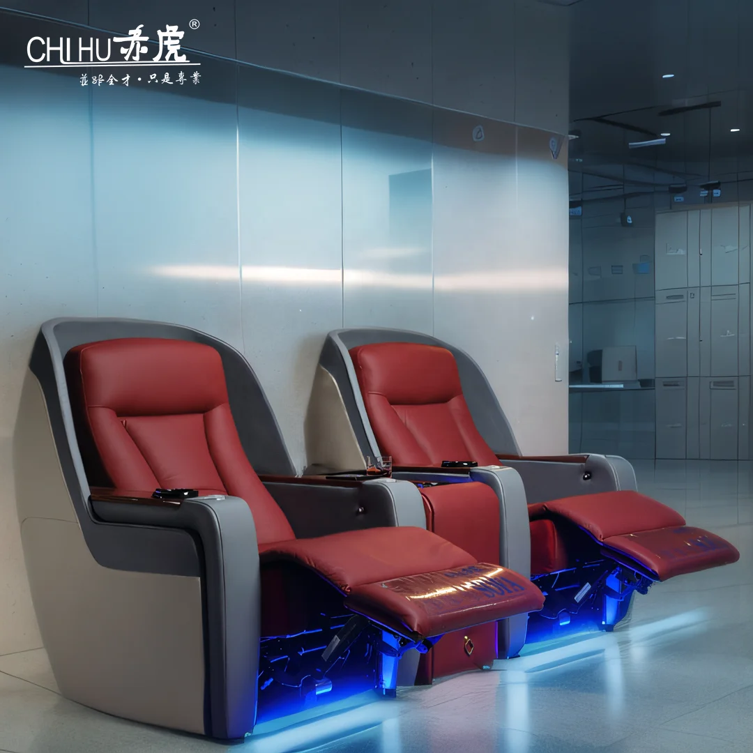 Luxury home theater microfiber fabric chair unique design best movie electric recliner seats living room theatre sofa for VIP