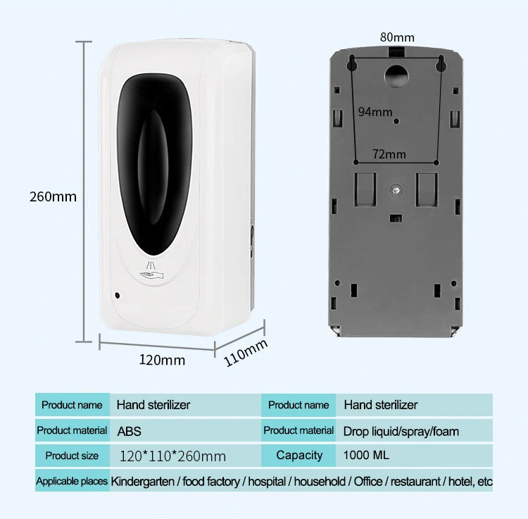 Battery Dispensador De Jabon touchless Intelligent Sensor Foam Automatic Hand Soap