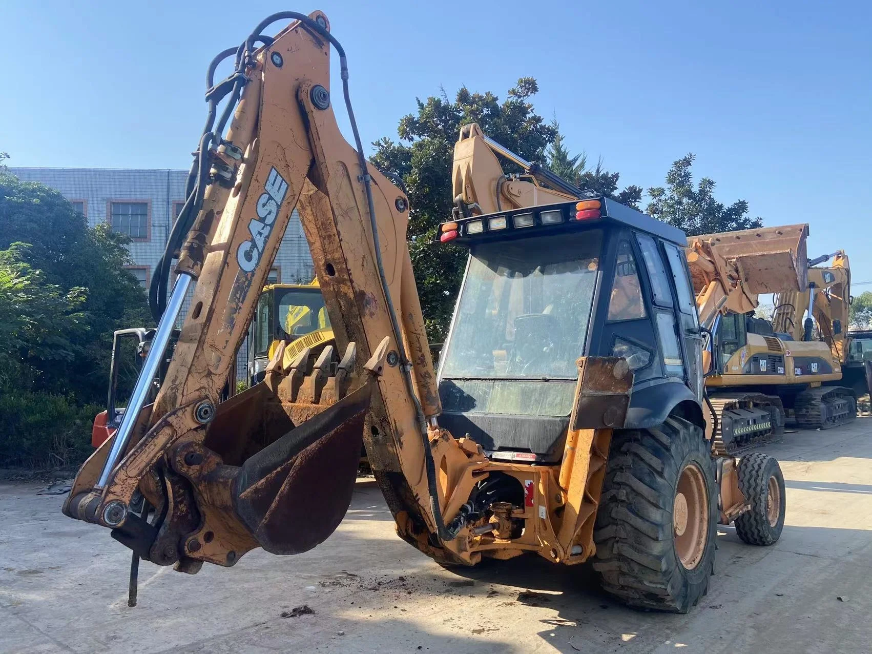 Cheap Sale 4 Driving CASE 580M 580M2 580N Used Backhoe Loader Hydraulic Mini Wheel Loaders ai