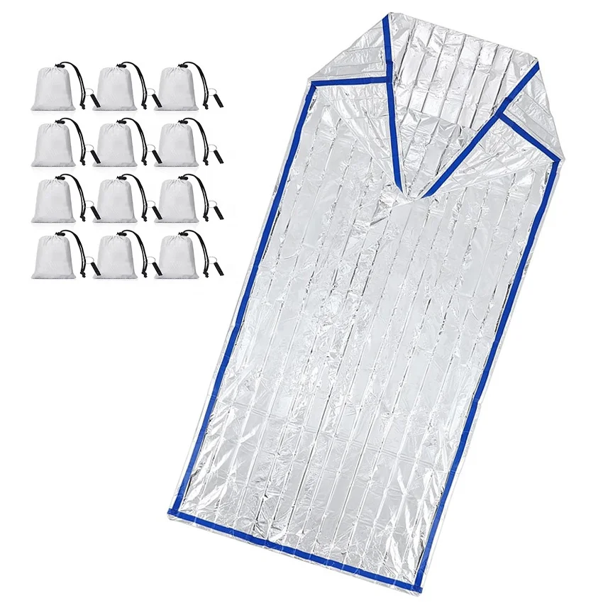 Sacks Mylar Bivy Outdoor Cold Proof Tent Emergency Thermal Sleeping Bag Water Repellent For Survival Gear