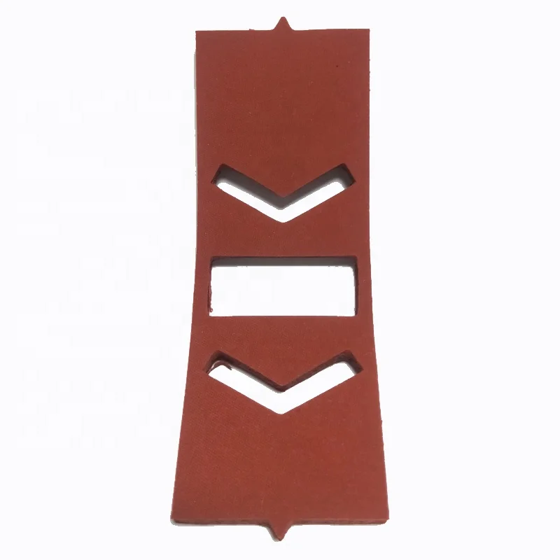 Supply red hair foam cotton special-shaped silicone foam 0.55mm shock absorption foam custom wholesale