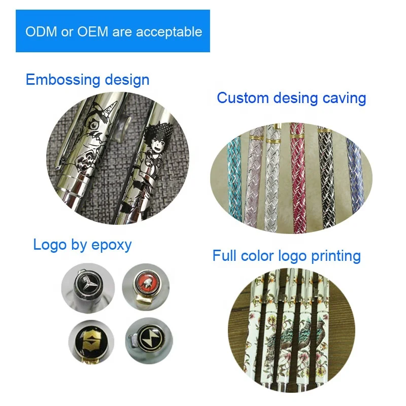 ACMECN Classic Spring Bendable Ballpoint Pen with Soft Rubber Grip Ball Pen Click action Funny Pens