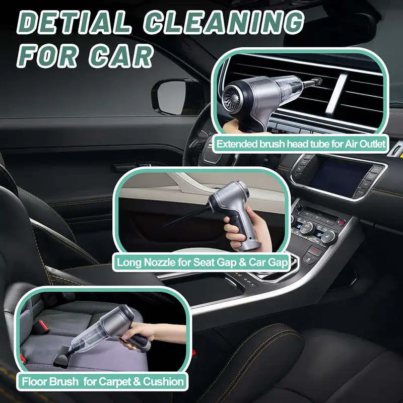 USB Powerful Car Vacuum Cleaner Wireless Blowing Suction One High Power Multifunctional Vehicle Portable Vacuum Cleaner