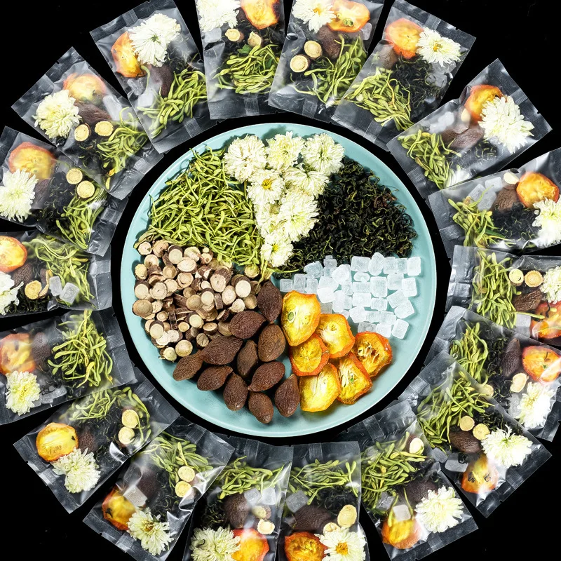 Chinese Health Lung Clearing Detox Tea Honeysuckle Chrysanthemum 100% Natural Herb Tea for Smokers