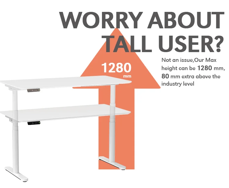 ICON Workspace Office Furniture Electric Dual Motor Height Adjustable Table Lift Smart Sit Stand Desk Ergonomic