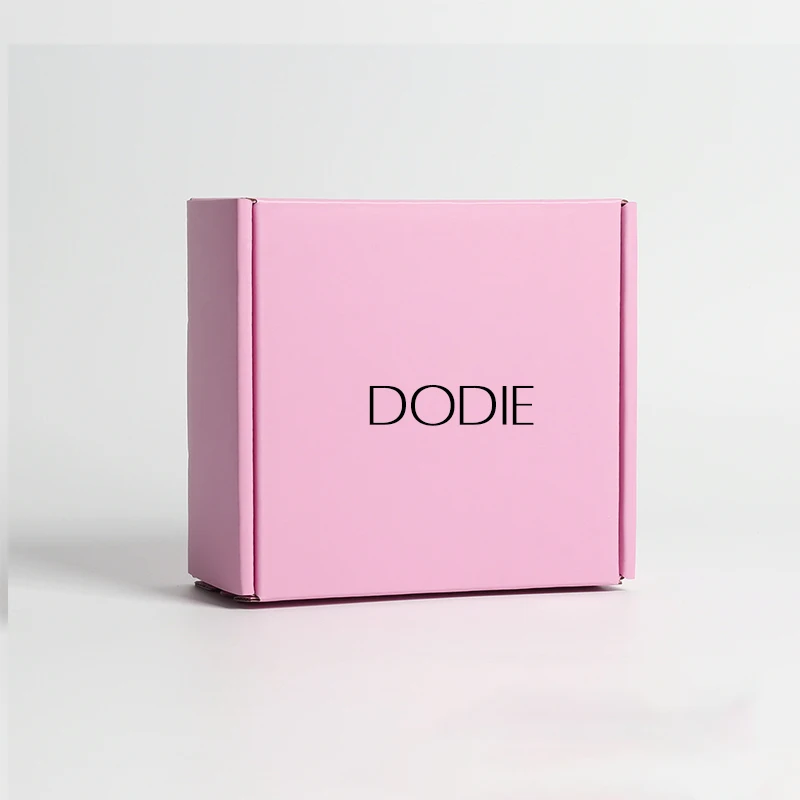 Custom Logo Pink Shipping Boxes for Small Business Small Corrugated Mailer Cardboard Boxes for Packaging Gift Boxes